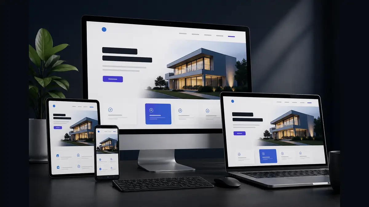 Web tasarım hizmeti mobil uyumlu ve SEO odaklı web sitesi görseli